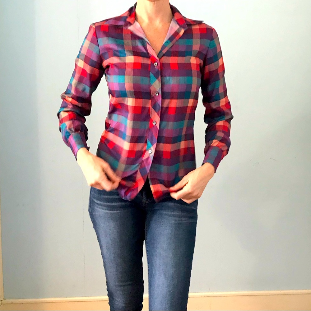 Vintage Tucci colorful button-down